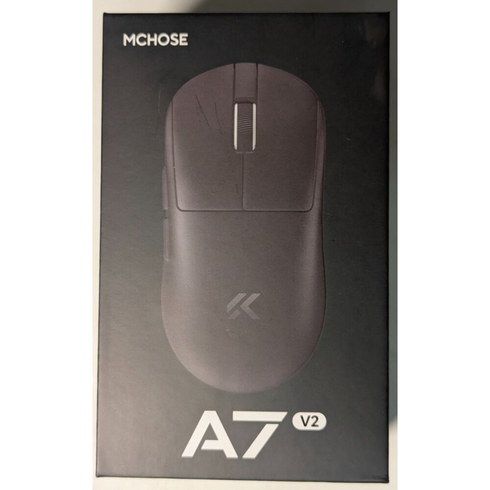 MCHOSE A7 V2 Pro Lightweight Wireless Gaming Mouse Black PAW3395 59g Open Box
